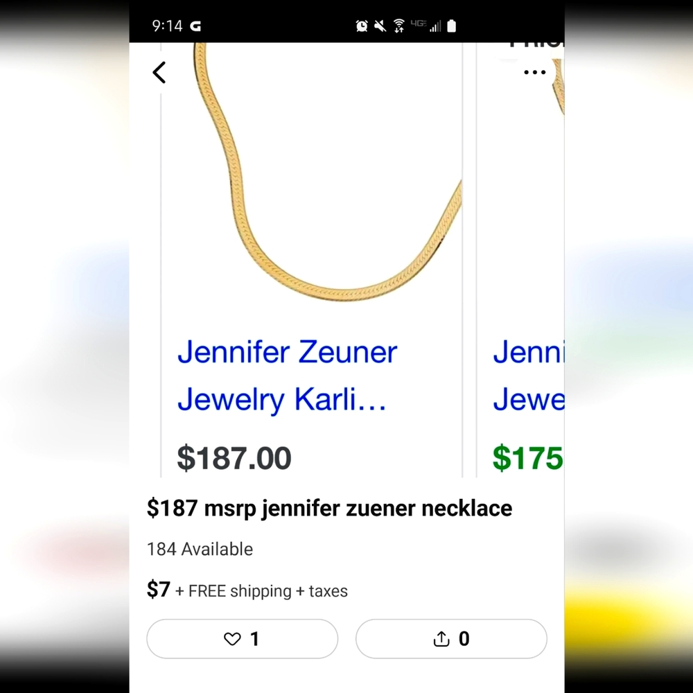 Jennifer Zeuner necklace